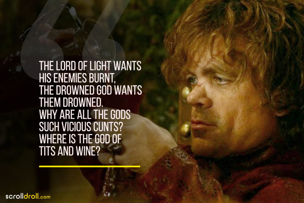 tyrion lannister quotes i know things