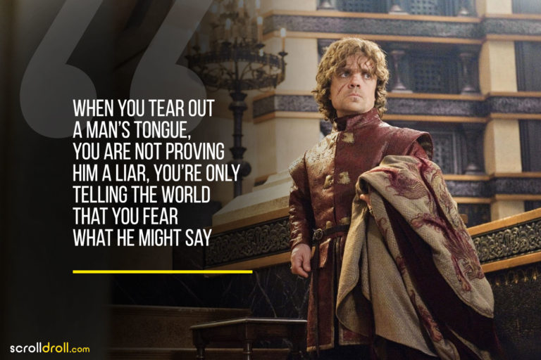 tyrion lannister quotes weakness strength