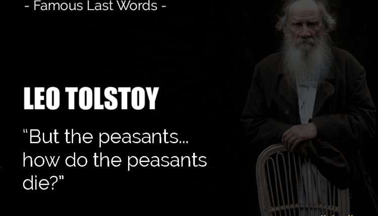 LEO-TOLSTOY-Last-Words
