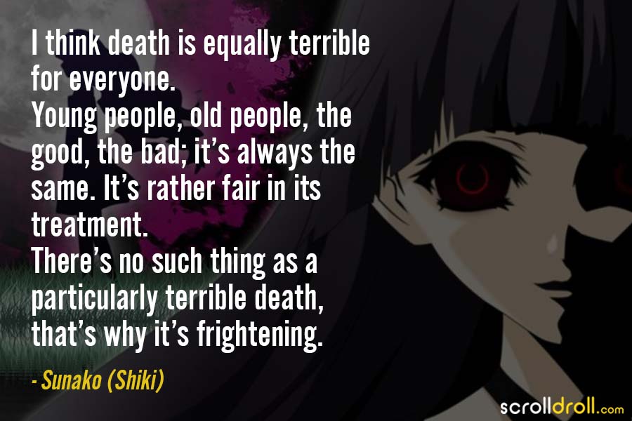 Sauce: Angels of Death - Anime Quotes United | Facebook
