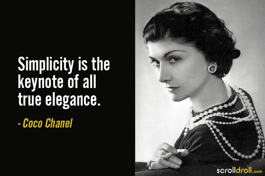 Coco Chanel S  Woman quotes Coco chanel quotes Dress quotes